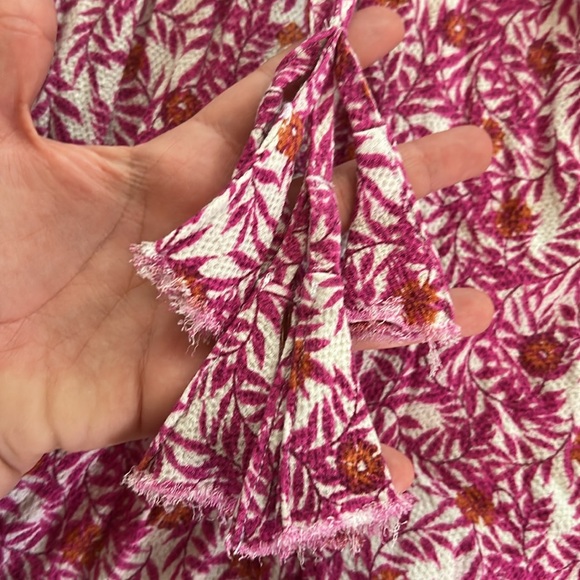 [Anthropologie] Pink Floral Joggers - Size Medium - Picture 2 of 3